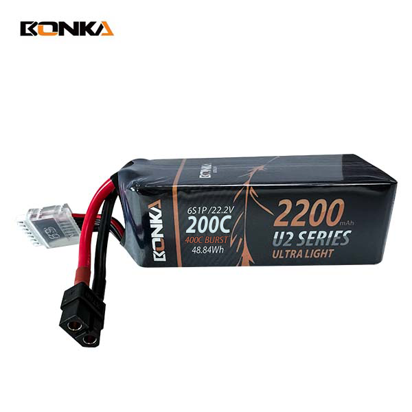 BONKA 2200mAh 200C 6S U2 Series Racing LiPo
